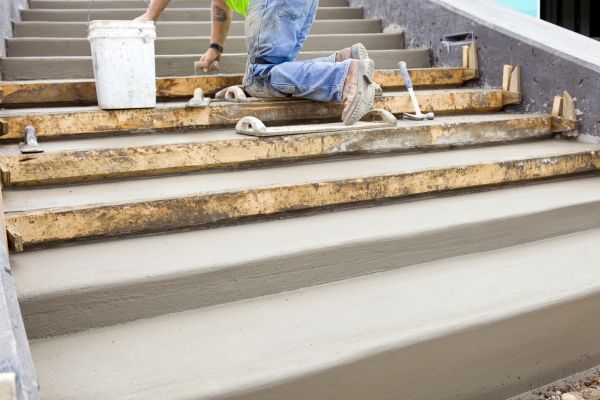 Concrete Steps Pouring in Yuba City