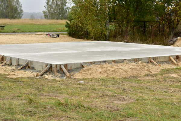 Concrete Base Installation in Yuba City