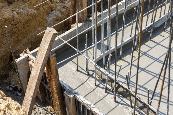 Concrete Footing Pouring in Yuba City