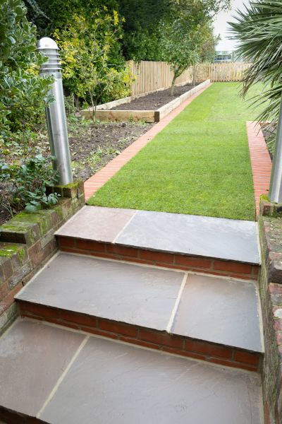 Backyard Steps Installation in Yuba City